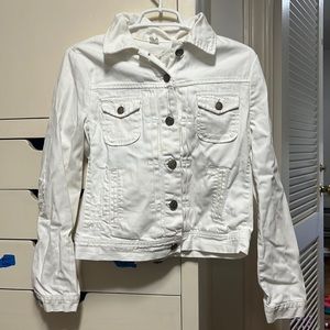White denim jacket